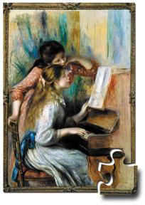 Masterpiece 24-Piece Puzzle: Girls at the Piano - Auguste Renoir (C)