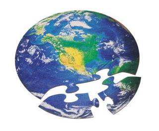 Earth 12-Piece Wooden Jigsaw Puzzle (C)