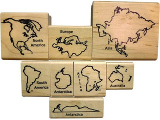 Continents Deluxe Stamp Set (C)
