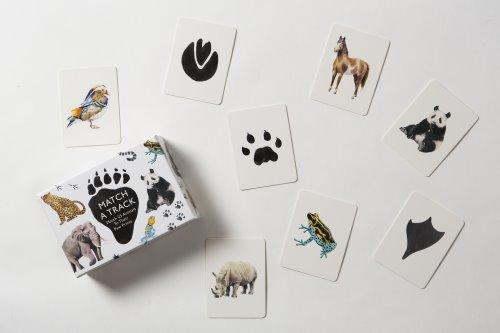 Match or Memory Cards: Animals to Their Tracks Set (C)