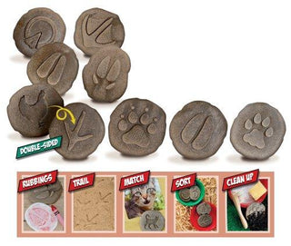 Animals &  Footprints: Farmyard Sensory Stones Set (C)