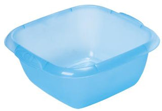 Dishpans Blue See-Thru  with Handles & Spouts (C)