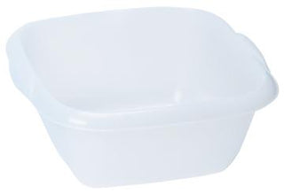 Dishpans Clear/White See-Thru With Handles & Spouts (C)