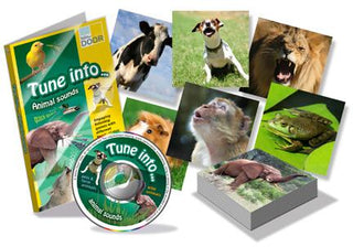 Conversation Match or Memory Photos & CD Set: Animals (Pet, Farm, Wild) (C)